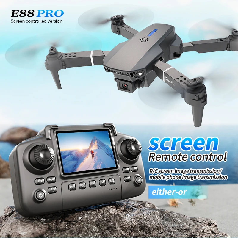 Hobby Rc Quadcopters - طائرة بدون طيار احترافية E88 PRO