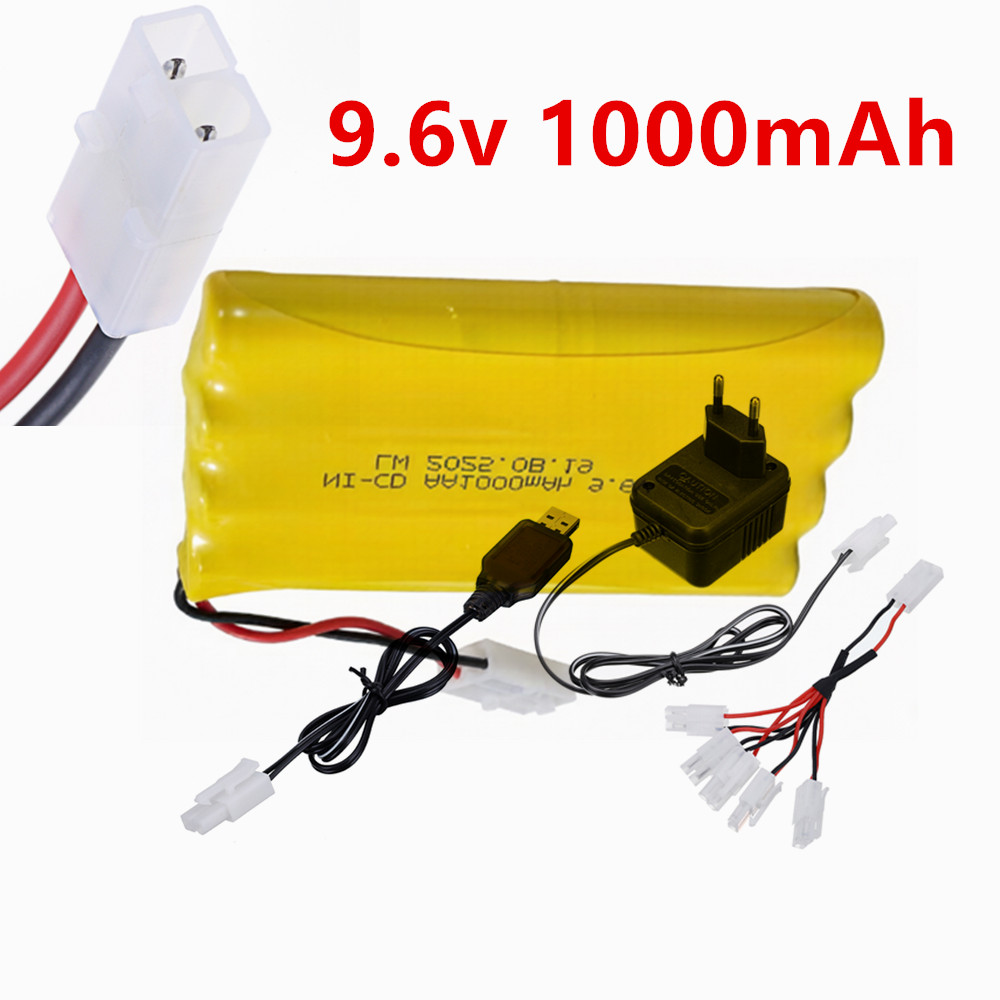 Rc Hobby Charger - بطارية قابلة لإعادة الشحن 9.6 فولت