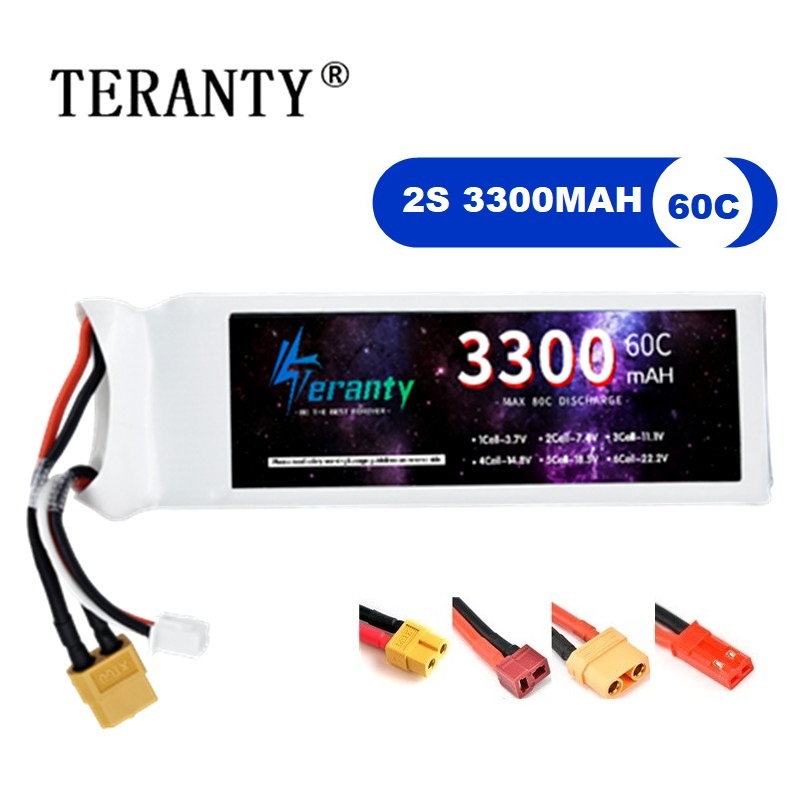 Rc Hobby Model - 2S 7.4 فولت يبو بطارية 3300