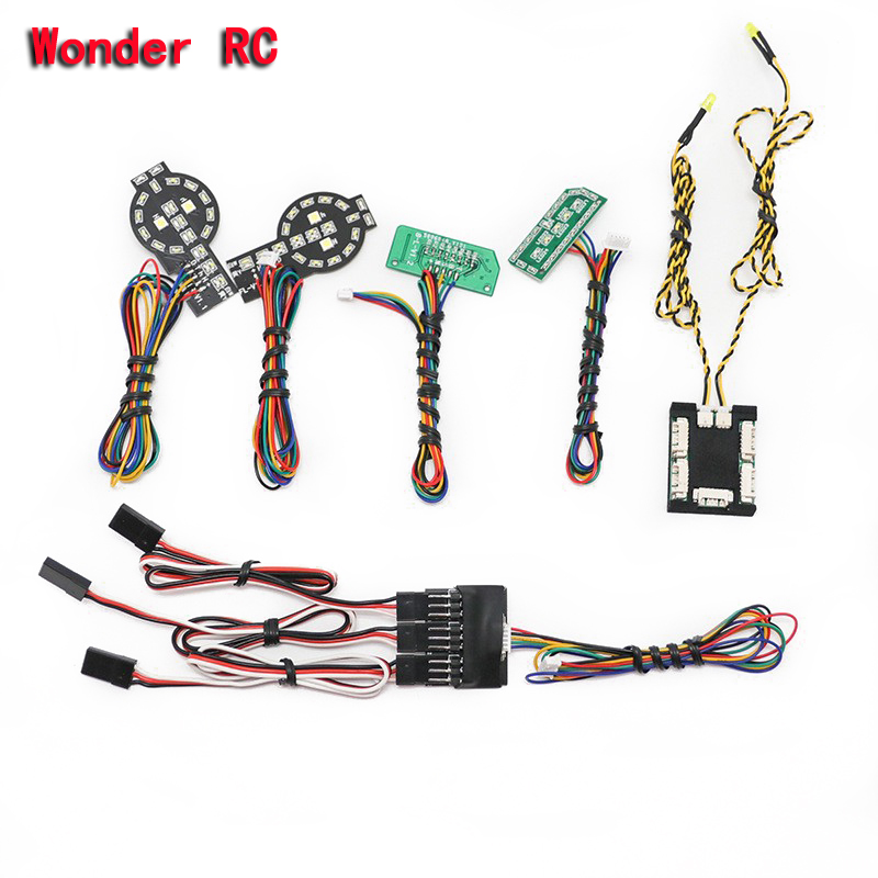 Rc Hobby Track - نظام إضاءة LED مجموعات الضوء الأمامي