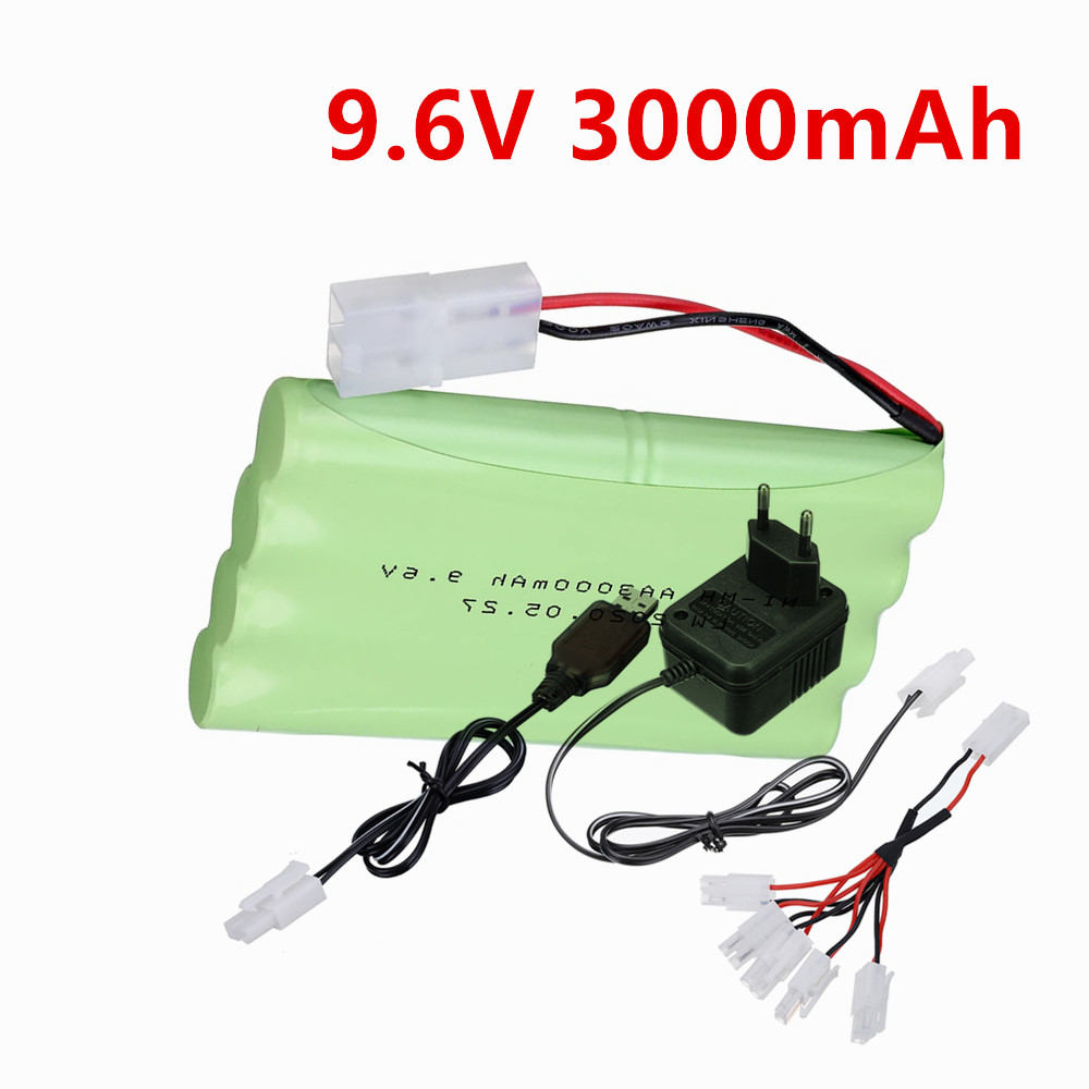Rc Hobby Charger - بطارية NiMH 9.6 فولت 3000 مللي