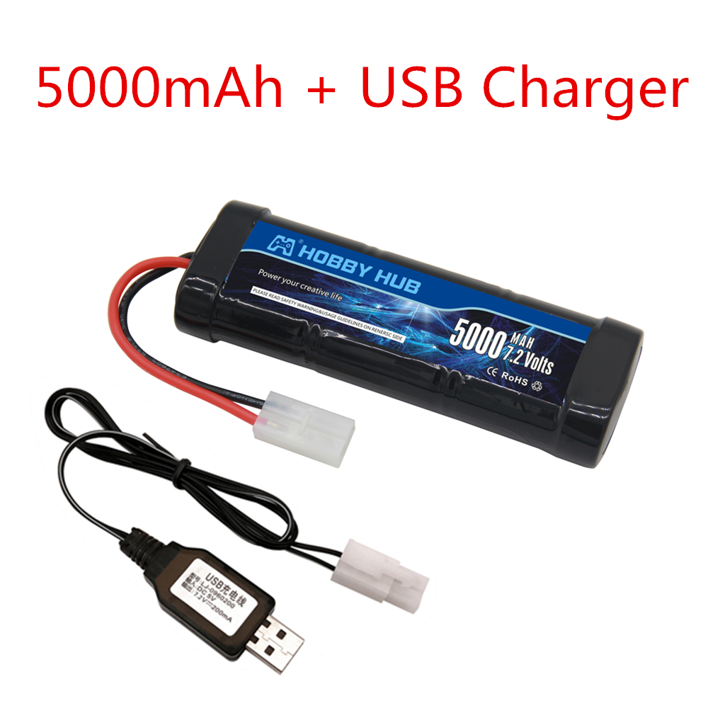 حزمة بطارية Ni-MH 7.2 فولت 500 - مراجعة Rc Hobby Charger وسعره