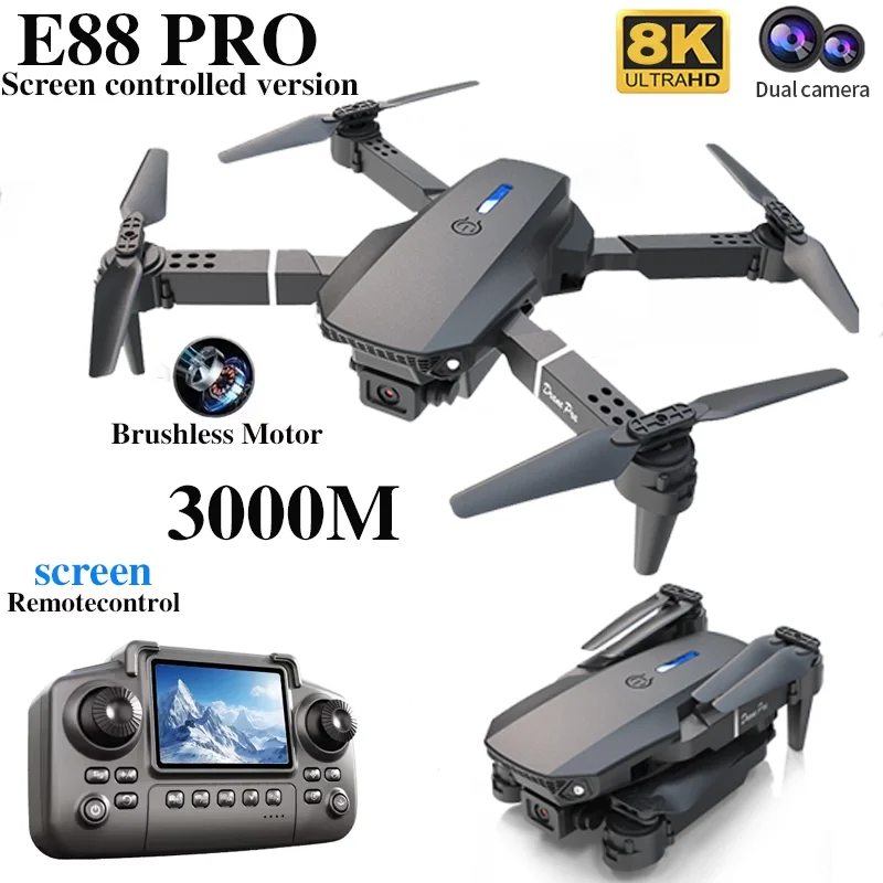 طائرة بدون طيار احترافية E88 P - مراجعة Hobby Rc Quadcopters وسعره