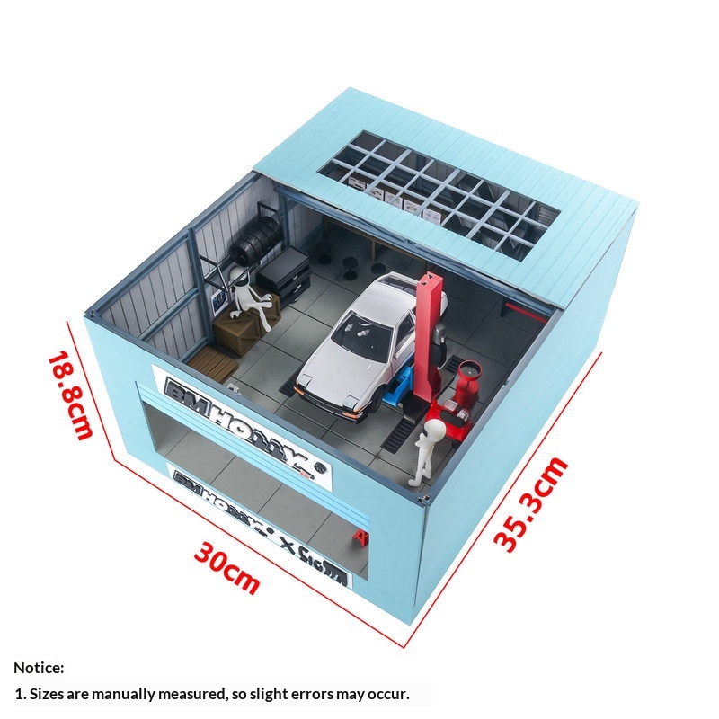 نموذج ورشة إصلاح سيارات التحكم - مراجعة Rc Hobby Garage وسعره