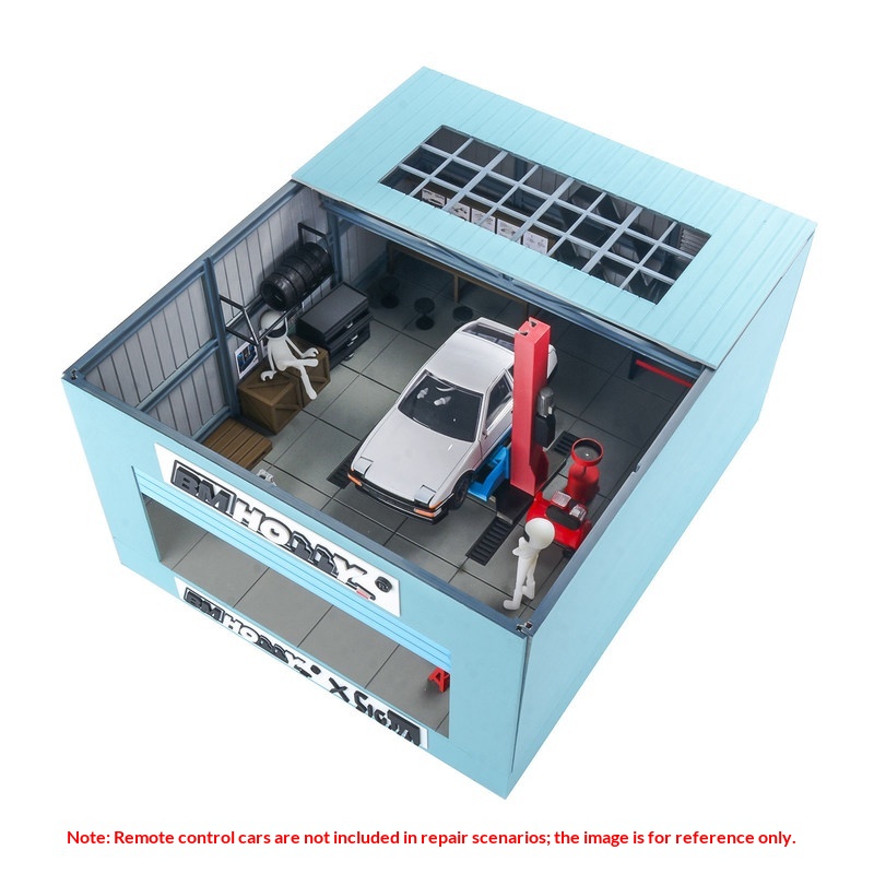 نموذج ورشة إصلاح سيارات التحكم - مراجعة Rc Hobby Garage وسعره