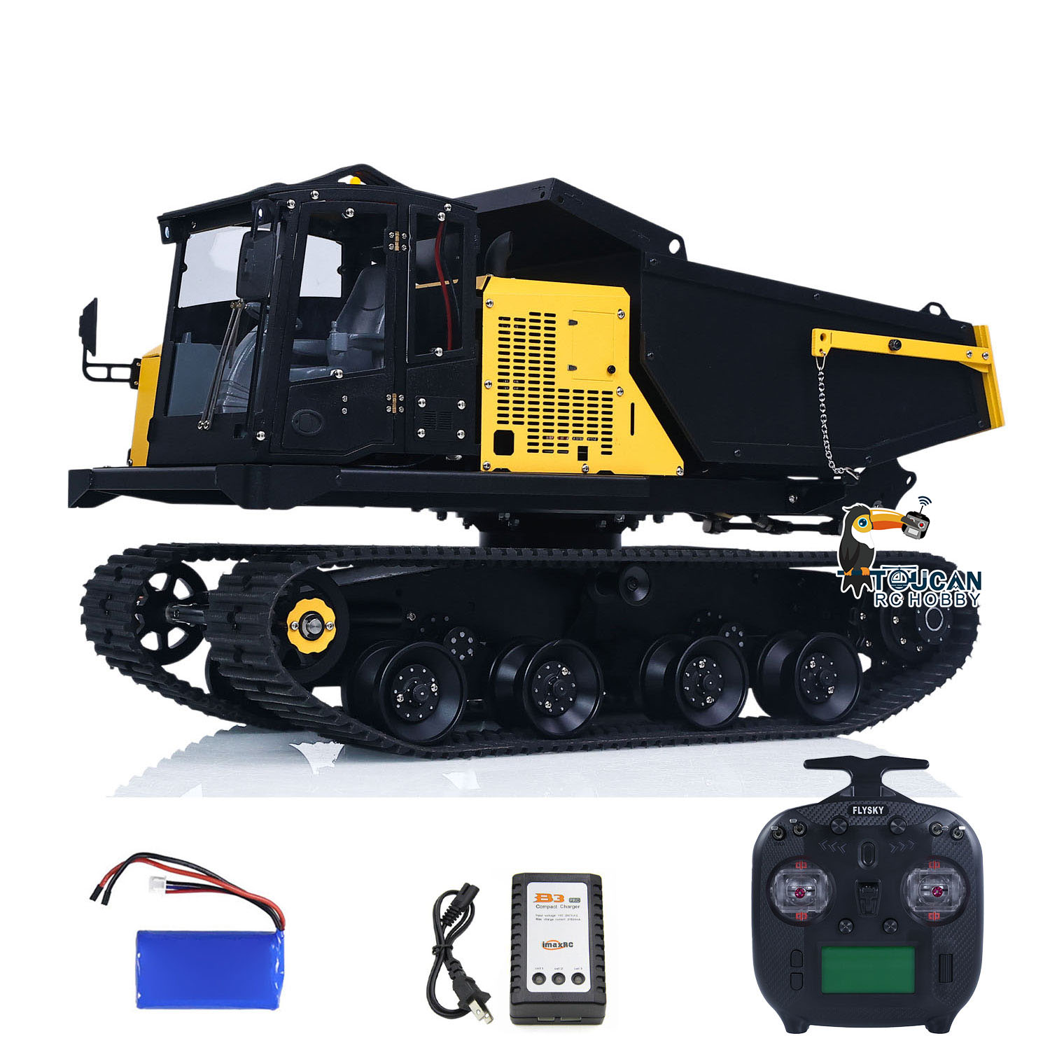شاحنة قلابة هيدروليكية معدنية  - مراجعة Rc Hobby Track وسعره