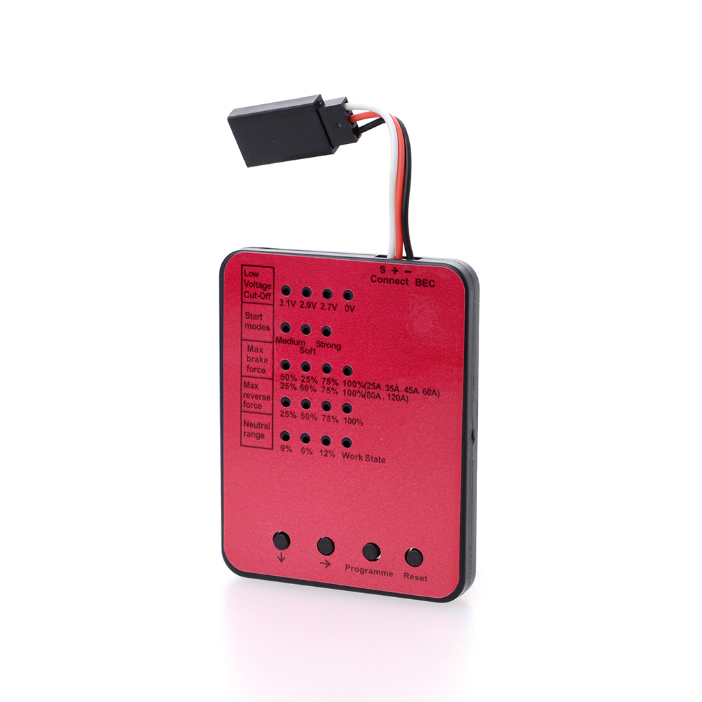 تجاوز هواية LED بطاقة البرمجة  - مراجعة Rc Hobby Motors وسعره