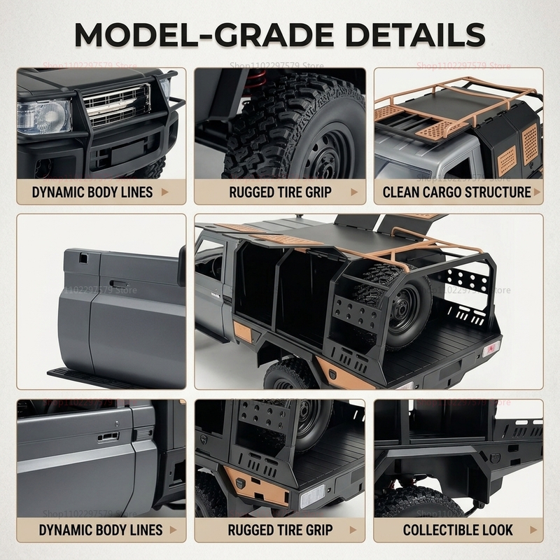 شاحنة تحكم عن بعد MN82S 4WD RC - مراجعة Rc Hobby Grade Cars وسعره