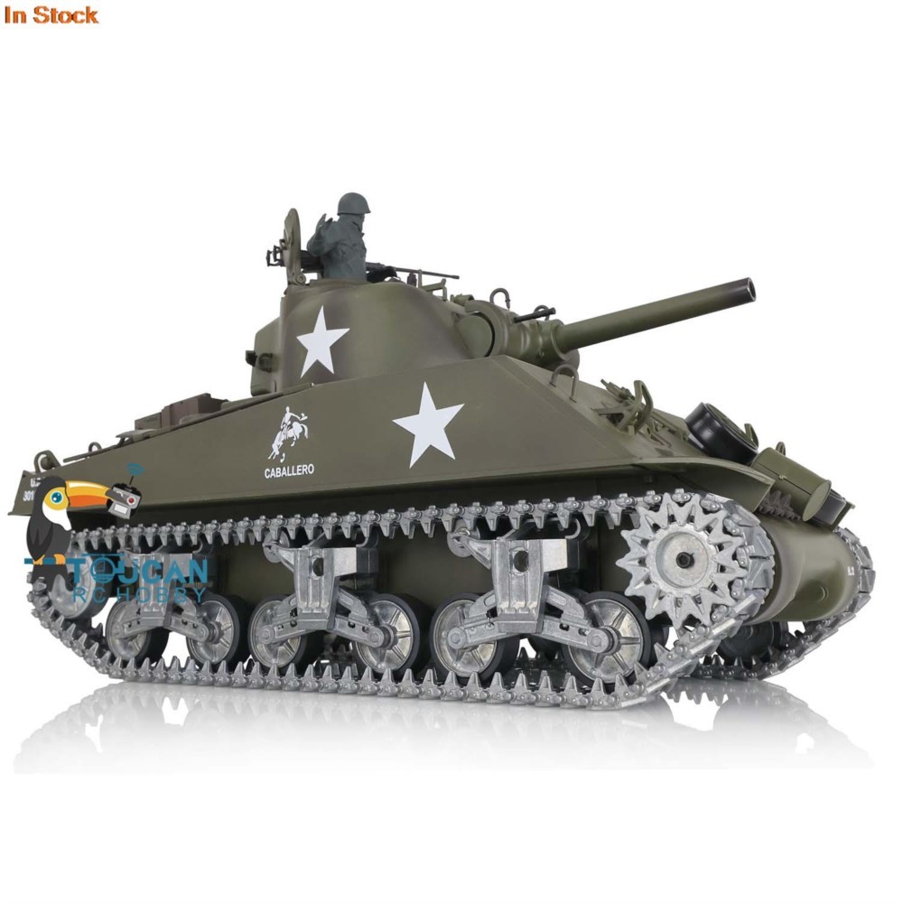 هنغ لونغ 1/16 مخصص 7.0 M4A3 شي - مراجعة Rc Hobby Track وسعره