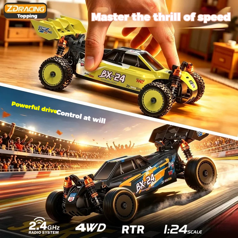 سيارة زد دي ريسينج 1/24 بي إكس - مراجعة Rc Hobby Track وسعره