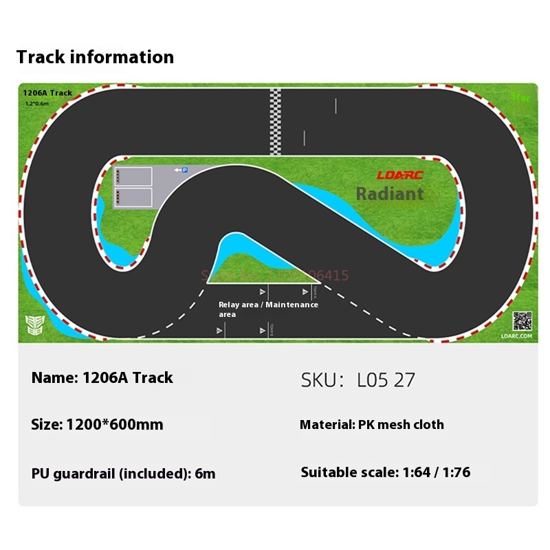 Ldarc Rc V64 1:76 240*120 سنتي - مراجعة Rc Hobby Track وسعره