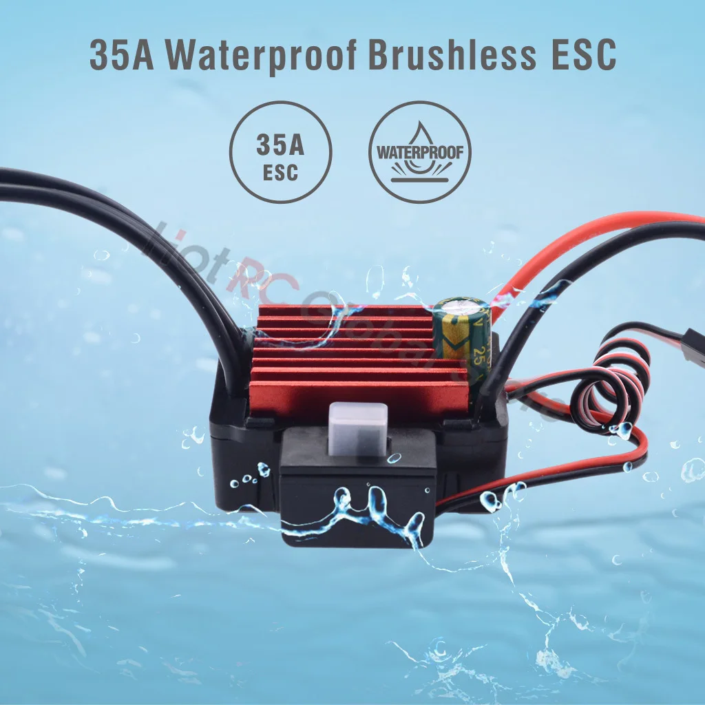 وحدة تحكم إلكترونية (ESC) مقاو - مراجعة Rc Hobby Motors وسعره