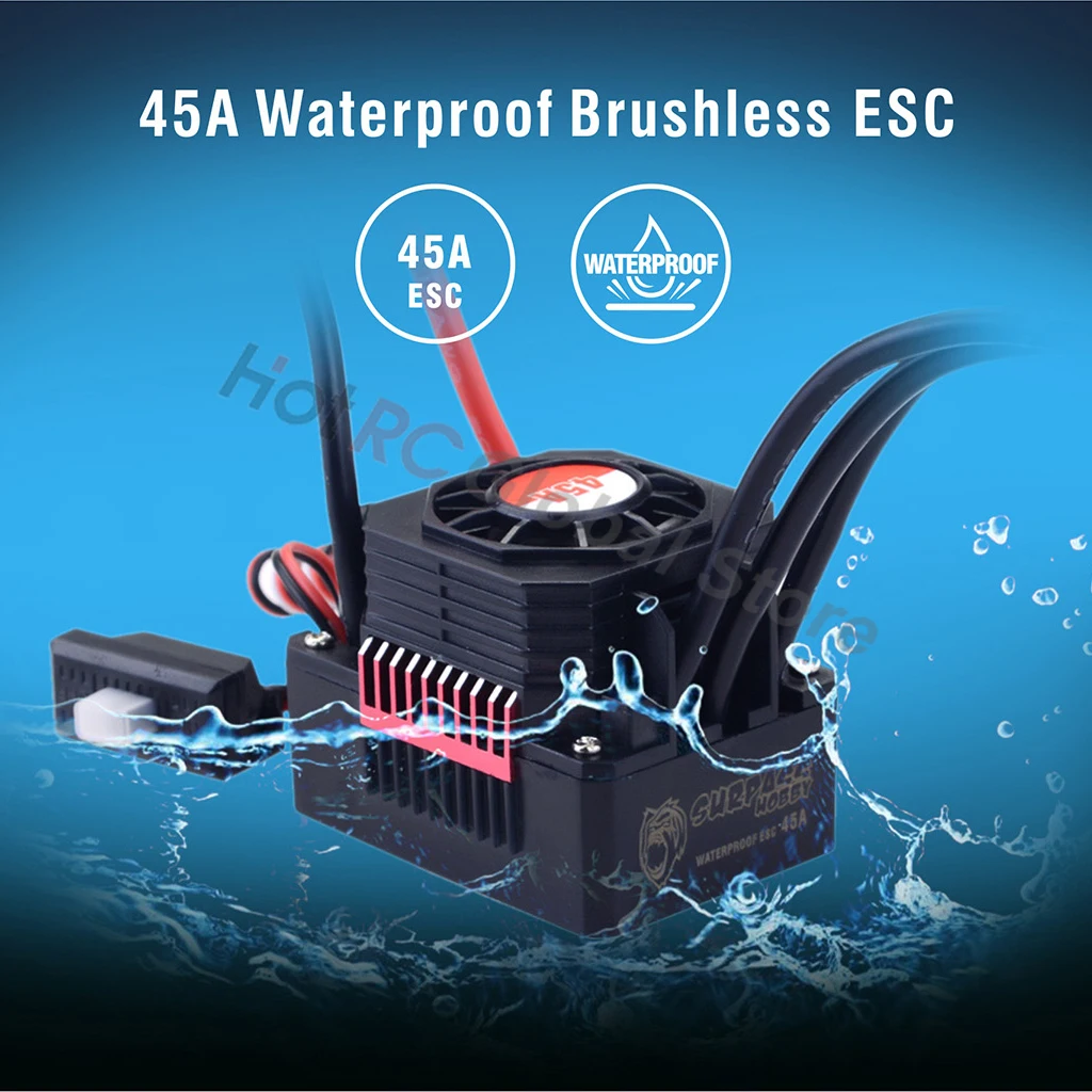 وحدة تحكم إلكترونية (ESC) مقاو - مراجعة Rc Hobby Motors وسعره